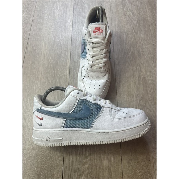 Nike Mens Air Force 1 07 Low FD0666-100 White Casual Shoes Sneakers Size 8 - Picture 1 of 13